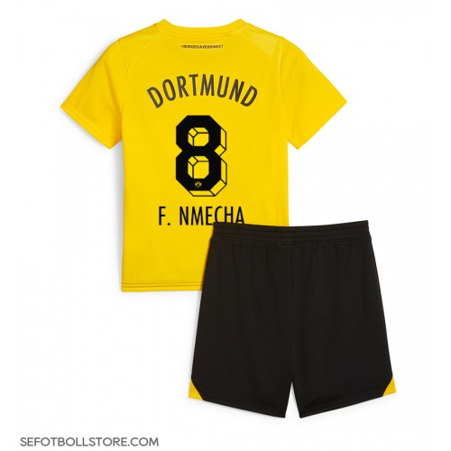 Borussia Dortmund Felix Nmecha #8 Replika babykläder Hemmaställ Barn 2023-24 Kortärmad (+ korta byxor)